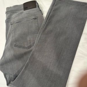Mens Paige light grey Federal straight leg size 36 jeans